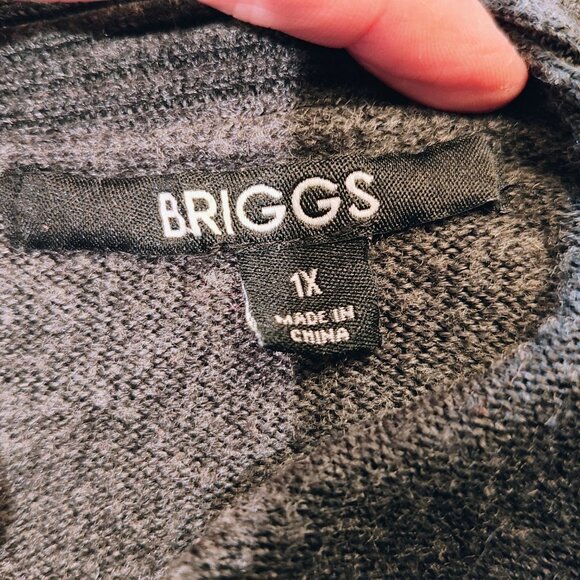 Briggs Tank with Attached Cardigan, Size 1X, Used - Picture 6 of 6
